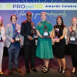 The six PROpel AVL 2026 Award winners pose with their awards