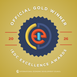 IEDC Excellence Awards Official Gold Winner logo