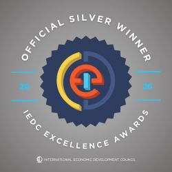 IEDC Excellence Awards Official Silver Winner logo